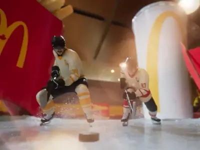 Matthews and McDavid Face Off in Mini-Stick Showdown for McDonald's Ad