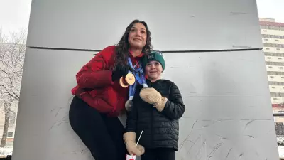 Moncton Honors Hometown Olympic Speedskater Courtney Sarault in Celebration Event