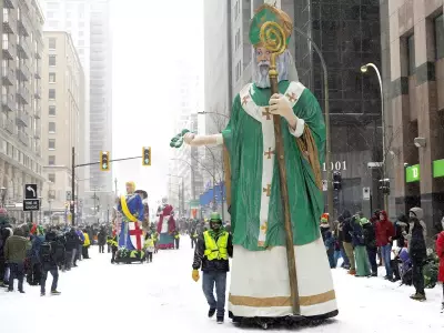 Montreal's St. Patrick's Parade Defies Snow with Irish Spirit and Festive Cheer