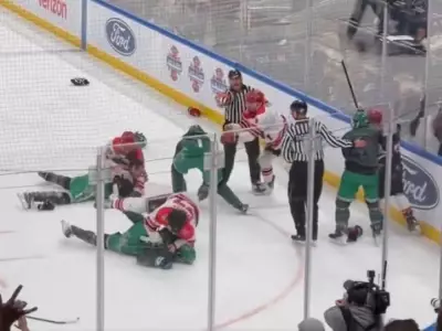 NYPD and FDNY Brawl in Charity Hockey Game: Chaos Erupts on Ice