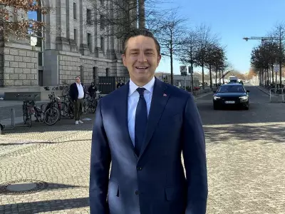 Poilievre Pitches Natural Gas Export Plan to German Foreign Minister in Berlin