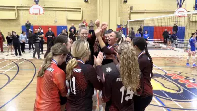 STA Flames Volleyball Team Makes School History with First Senior Girls Title in 35 Years