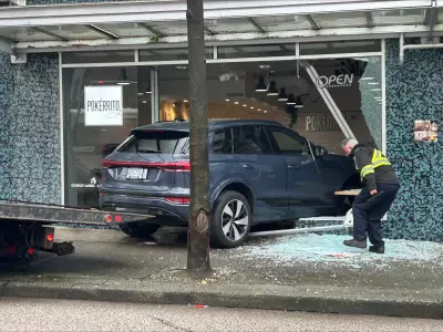 SUV Crashes Through Downtown Vancouver Restaurant on First Day of Spring