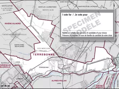 Terrebonne Byelection to Use Write-In Ballot Due to 48 Candidates
