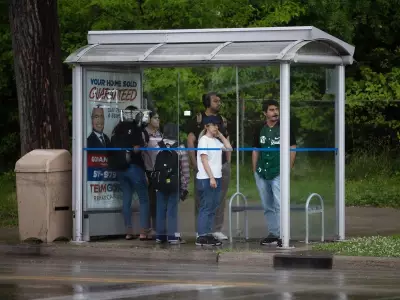 Windsor Police Hunt Hit-and-Run Driver After Bus Shelter Smashed