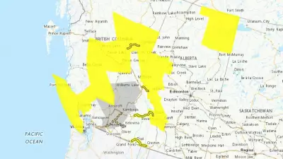 Winter Storm and Wind Warnings Issued Across British Columbia