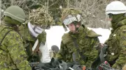 Canadian Army Reservists Hone Cold Weather Survival Skills in Hearst Winter Exercise