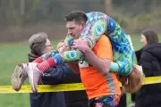 Finnish Duo Triumphs in England's Quirky Annual Wife-Carrying Race