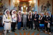 First Nations Chiefs Present Handcrafted Gifts to King Charles at Buckingham Palace
