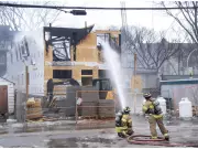 Garneau Infill Multiplex Engulfed in Flames During Construction