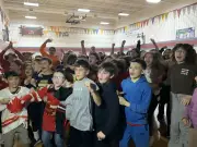 Kingsville School Cheers Hometown Hero Corbin Watson at Paralympic Hockey Game