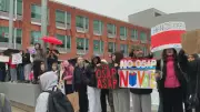 Kitchener High School Students Protest OSAP Changes in Downtown March