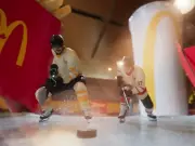 Matthews and McDavid Face Off in Mini-Stick Showdown for McDonald's Ad