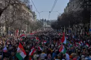 Orbán and Challenger Magyar Rally Supporters in Hungary Ahead of April Election