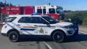 RCMP Officers Smash Sunroof, Rescue Unconscious Man from Burning Vehicle After Rollover Crash