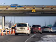 Semi-Truck Collision Damages Saskatoon Overpass, Reduces Freeway Lanes