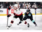 Senators Triumph Over Kraken 7-4 Despite Losing Jake Sanderson to Injury