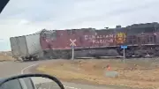 Train Smashes Through Semi Trailer in Alberta, RCMP Issues Rail Crossing Warning