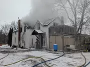 Two Displaced After Commercial-Residential Fire in Manotick