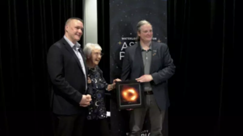 105-Year-Old Astronomy Enthusiast Receives Historic Black Hole Image