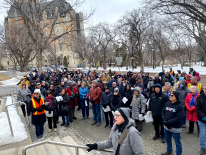25th Annual Way of the Cross Procession Held in Saskatoon on Good Friday