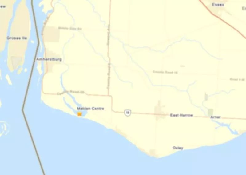 2.9 Magnitude Earthquake Shakes Amherstburg, Ontario