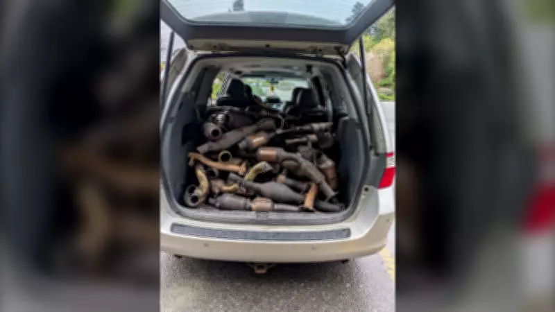 Abbotsford Police Recover Over 20 Catalytic Converters, Arrest Suspect After Tip
