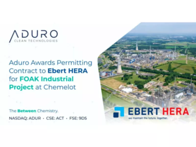 Aduro Awards Permitting Contract to Ebert HERA for FOAK Industrial Project at Chemelot
