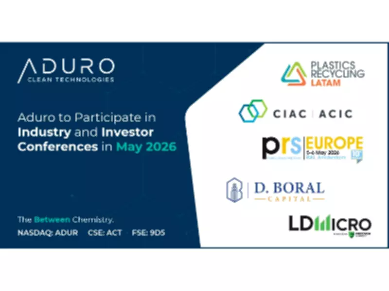 Aduro Clean Technologies to Present at Key Conferences in May 2026