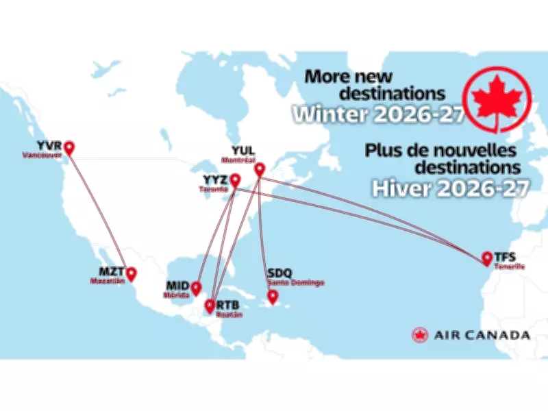 Air Canada Expands Winter Network with New Sun Destinations for 2026-27