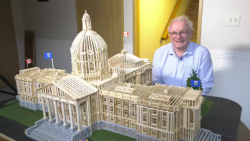 Alberta Craftsman Builds Miniature Legislature Model Over Two Winters
