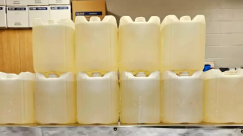 Alberta RCMP Seize 250 Litres of GHB in Traffic Stop East of Calgary