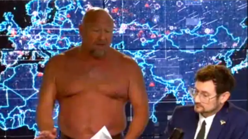 Alex Jones' Shirtless Outburst Over Infowars Acquisition by The Onion