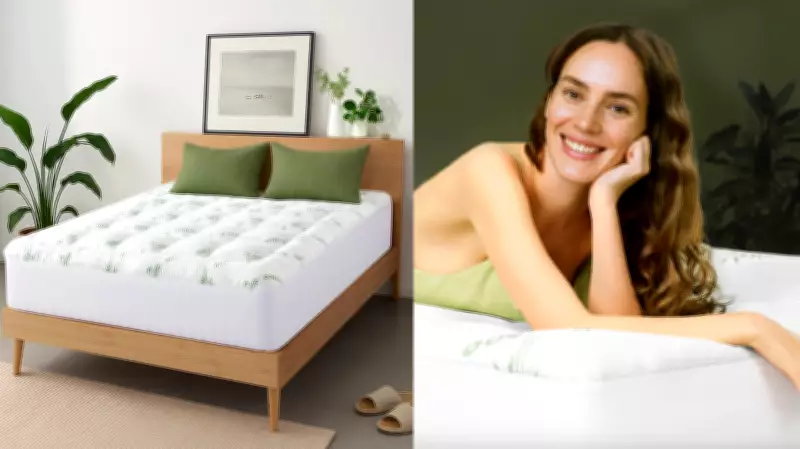 Amazon's Beloved Bamboo Mattress Topper Drops Under $40, Eases Back Pain