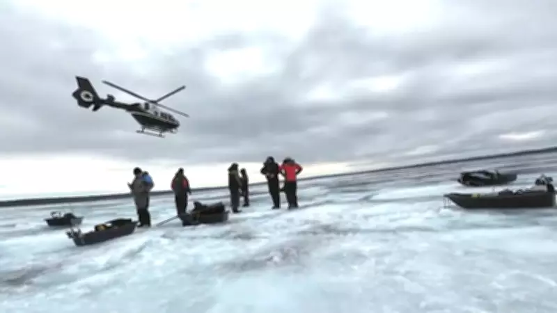 Anglers Rescued from Georgian Bay Ice Will Not Face Rescue Costs