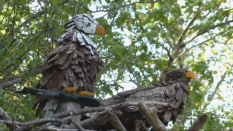 B.C. Father Builds Bird Sculptures to Honor Late Son