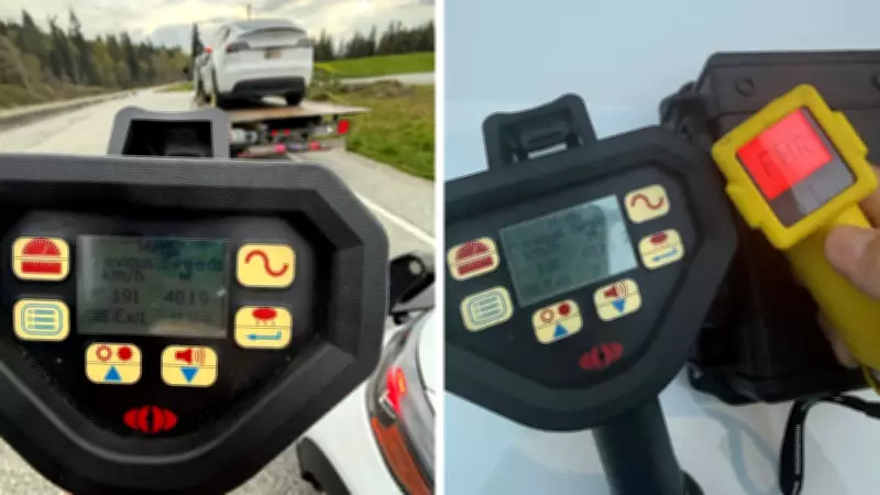 B.C. RCMP Arrest Tesla Driver Going 191 km/h with Children While Impaired