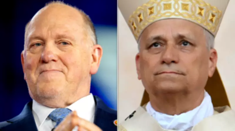 Border Czar Homan Invites Pope Leo XIV for ICE Ride-Along After Clash