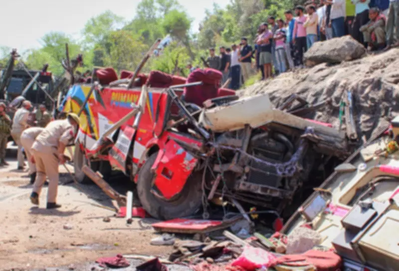 Bus Plunge in Kashmir Kills 21, Highlights Road Safety Crisis