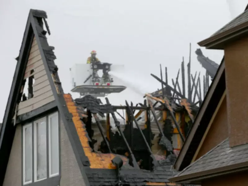 Calgary Firefighters Contain Two-Alarm Blaze in High Winds
