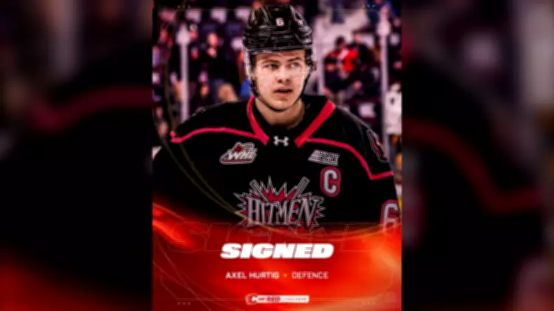 Calgary Flames Secure Defenceman Axel Hurtig with Three-Year Entry-Level Contract