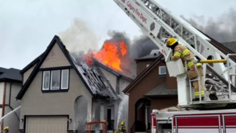 Calgary Mahogany House Fire Prompts Evacuations Amid Wind Concerns