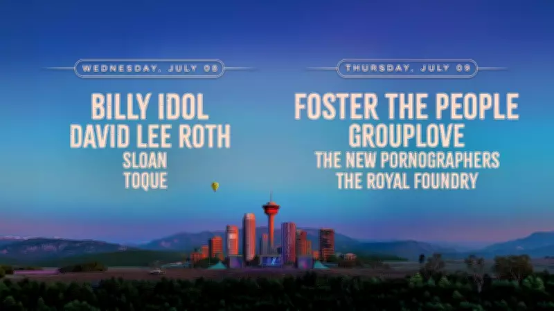 Calgary Roundup MusicFest 2026: Billy Idol, David Lee Roth, Foster the People Headline