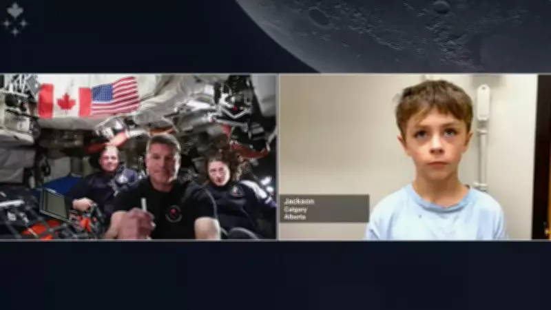 Calgary Student's Question Answered by Astronaut Jeremy Hansen from Space