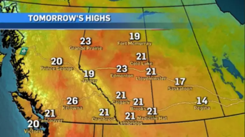 Calgary to End April with Above-Seasonal Temperatures Next Week