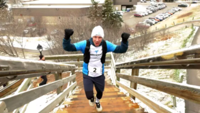 Calgary's McHugh Bluffs Step Climb Raises Funds to Combat Homelessness