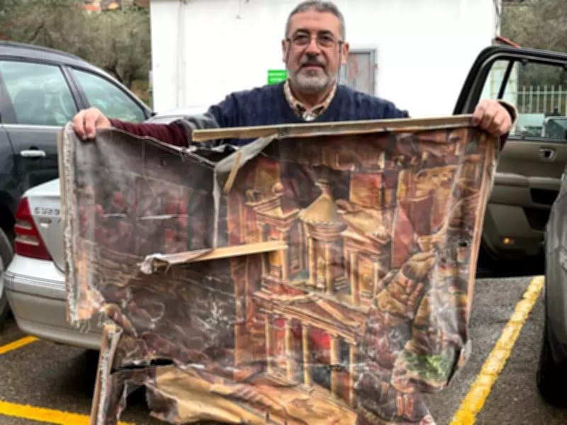 Canadian Artist's Struggle to Restore Paintings Amid War in Lebanon
