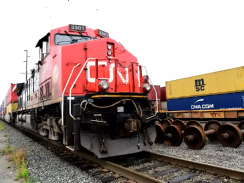 CN Rail shares slump most since 2021 amid trade uncertainty