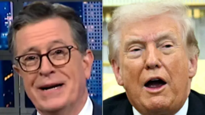 Colbert Mocks Trump for Skipping WH Correspondents Dinner Early
