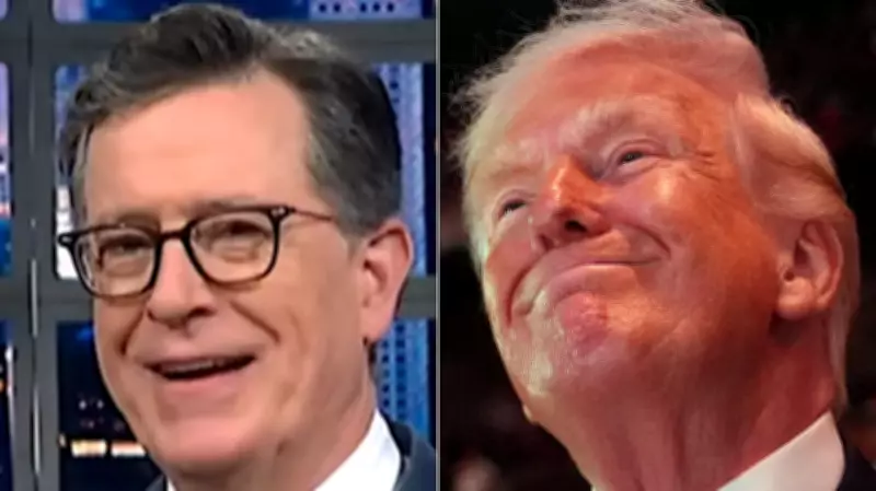 Colbert Mocks Trump's 'Weirdest' Week: DoorDash, Jesus Pic, and Pope Feud